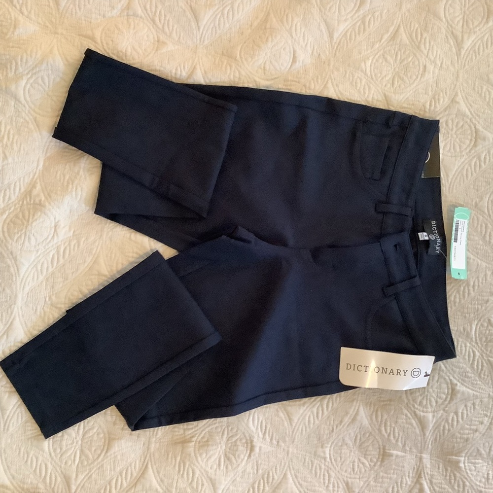 Dictionary stretch pants. (Jodi) NWT